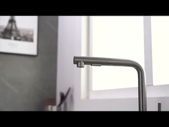 SUS304 Single-Handle Pull-Down Sprayer Kitchen Faucet with Two Function Sprayhead